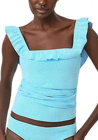 Aemma Ruffle Tankini Swim Top