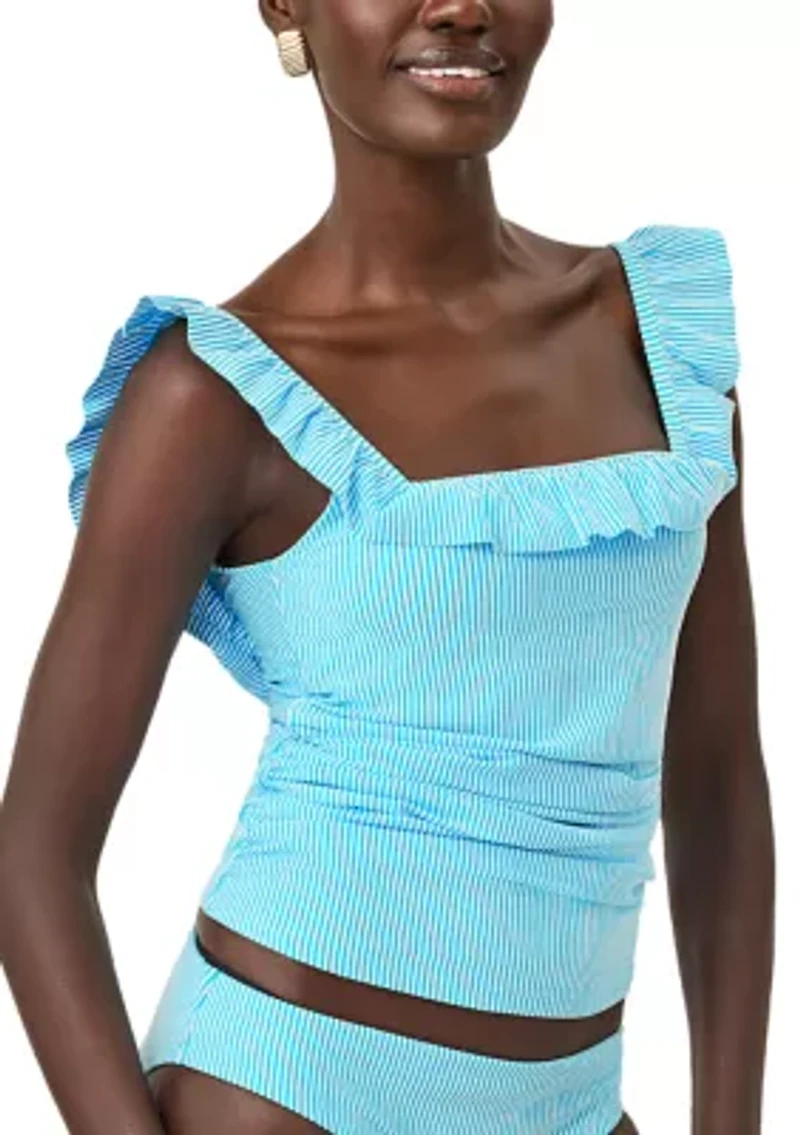 Aemma Ruffle Tankini Swim Top