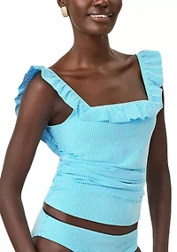 Aemma Ruffle Tankini Swim Top