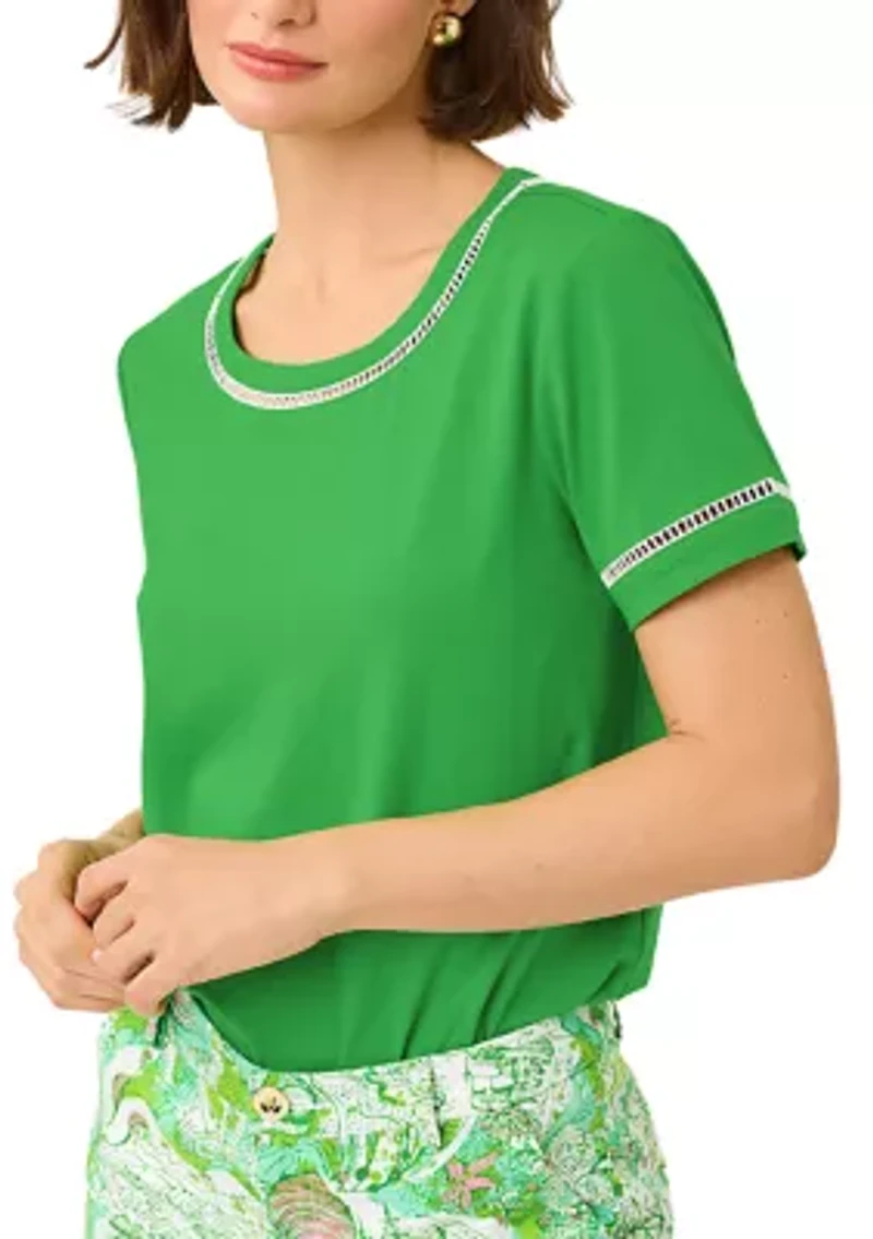 Women's Clairmont Ladder Lace Knit Top