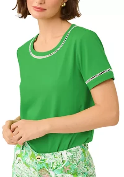 Women's Clairmont Ladder Lace Knit Top
