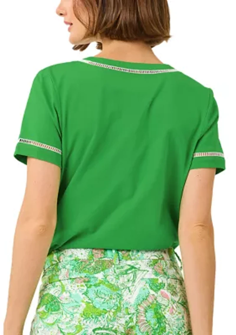 Women's Clairmont Ladder Lace Knit Top