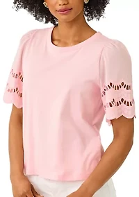 Women's Sebene Eyelet Knit Top