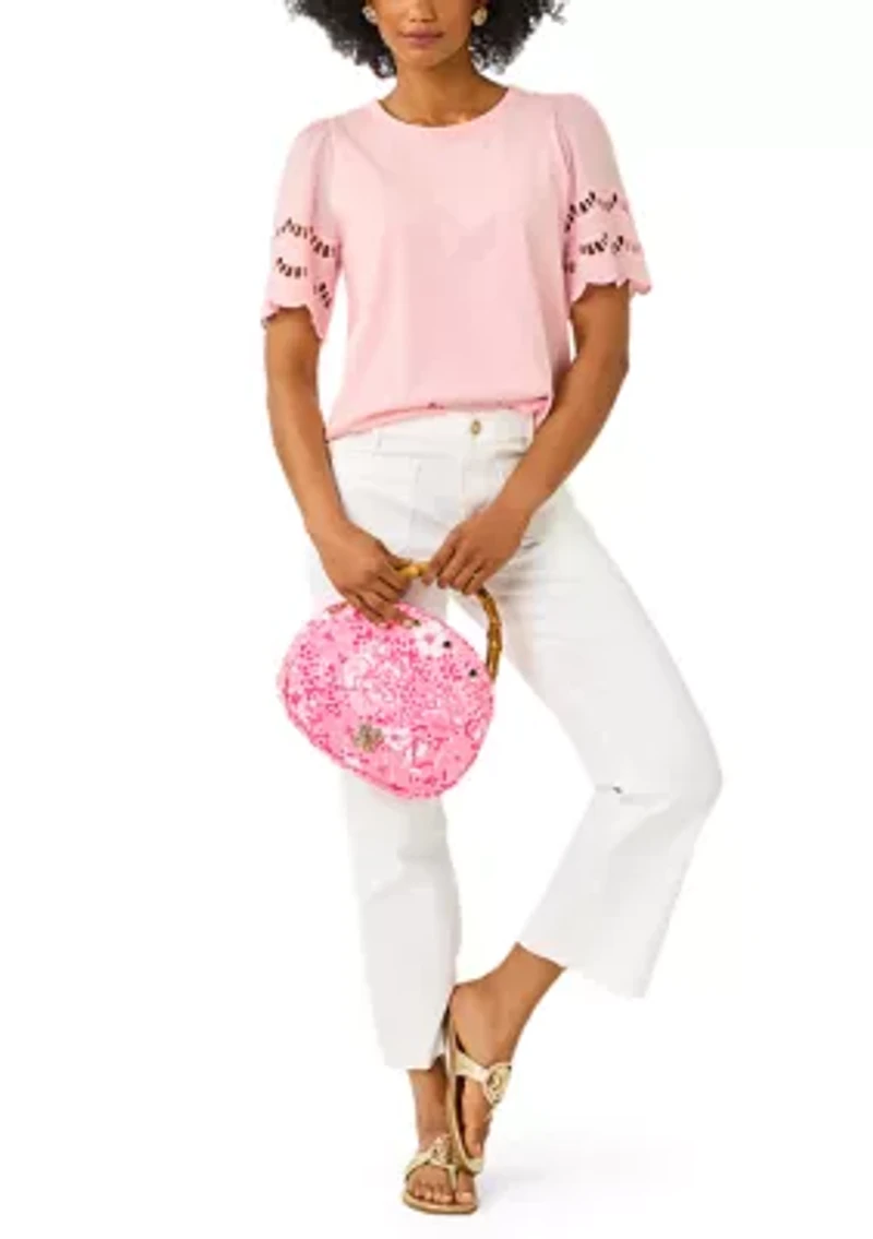 Women's Sebene Eyelet Knit Top
