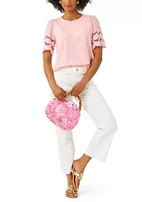 Women's Sebene Eyelet Knit Top
