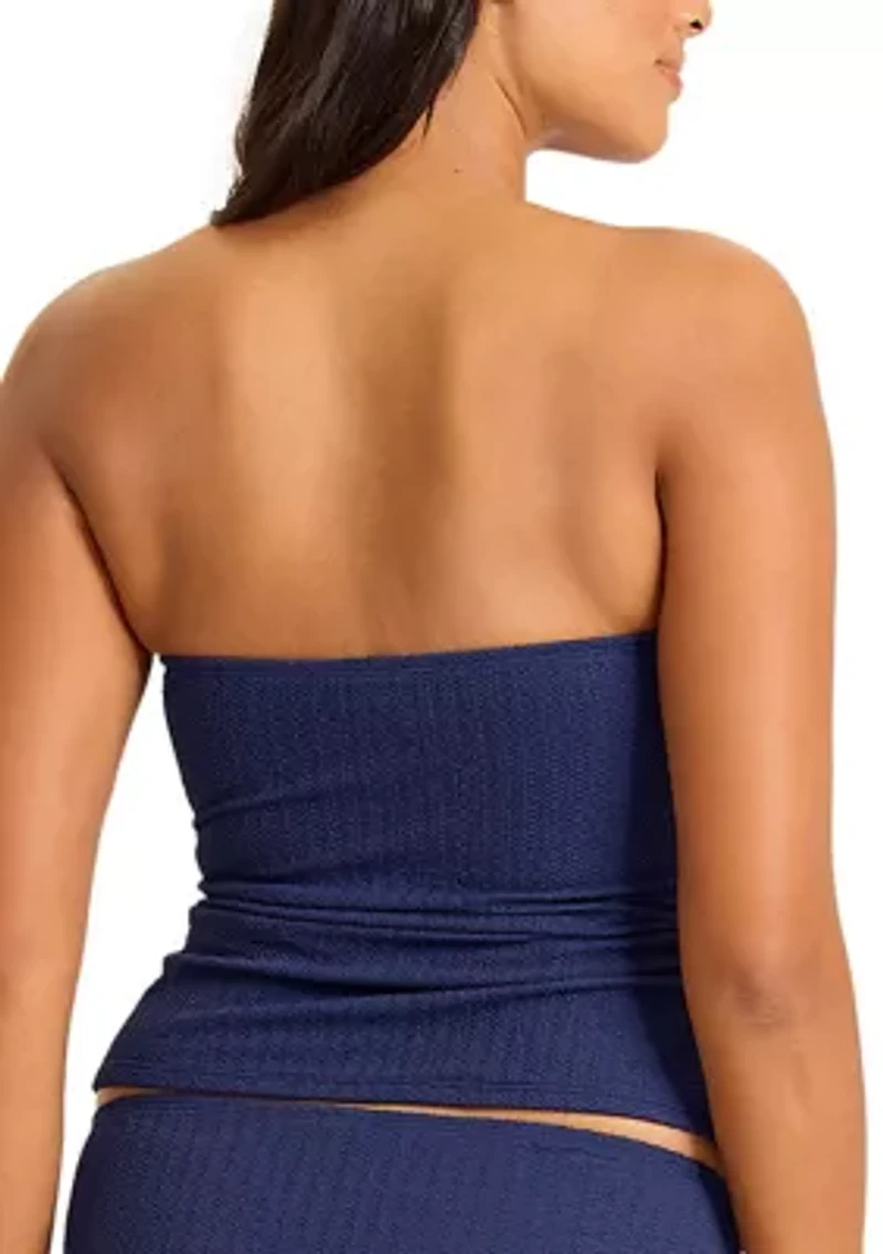 Mare Navy Bandini Swim Top