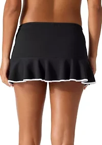 Island Cays Cabana High Waist Flounce Swim Skirt