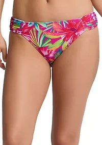 Island Cays Fiesta Reversible Side Shirred Swim Hipster