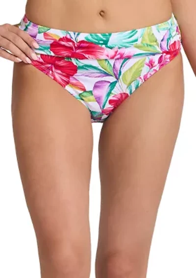 Island Cays Fiesta High Waist Sash Swim Bottom