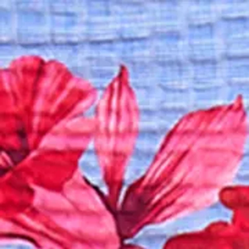 Chambray Beach Shirred Hipster Swim Bottoms