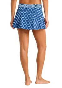 Indigo Tide Swim Skort