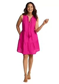 St. Lucia Sleeveless Tiered Dress
