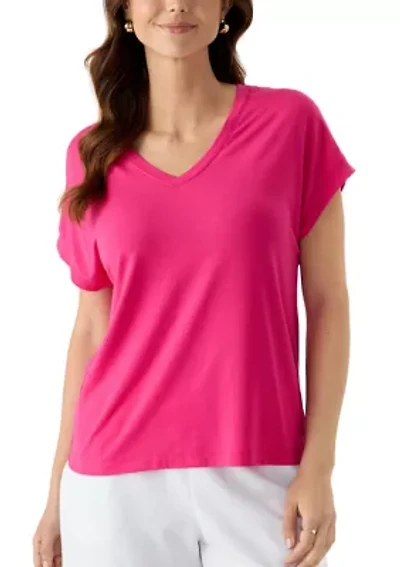 Kauai Solid V-Neck T-Shirt