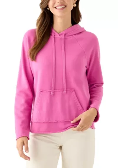 Women's Marina Del Mar Raw Edge Hoodie