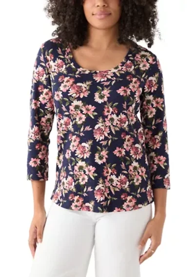 Women's Ashby Isles Tidal Bloom 3/4 Sleeve Shirt