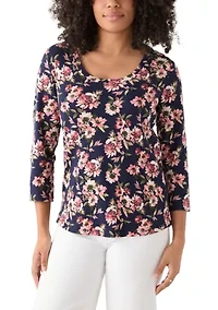 Women's Ashby Isles Tidal Bloom 3/4 Sleeve Shirt
