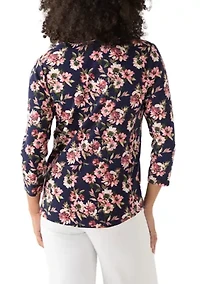 Women's Ashby Isles Tidal Bloom 3/4 Sleeve Shirt