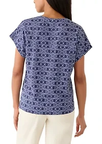 Women's Kauai Coastal Tiles Shirt