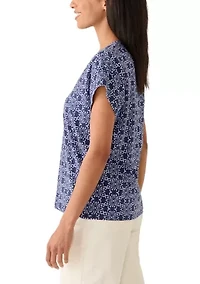 Women's Kauai Coastal Tiles Shirt