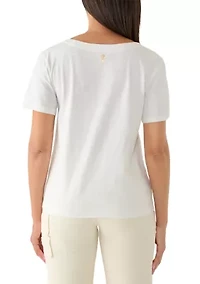 Women's Crochet Pineapple Lux T-Shirt