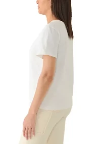 Women's Crochet Pineapple Lux T-Shirt