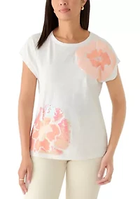 Women's Floral Sequin Lux T-Shirt