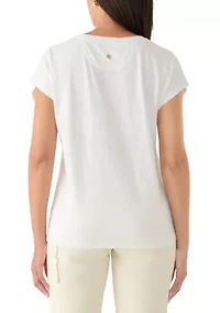 Women's Floral Sequin Lux T-Shirt