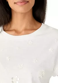 Women's Floral Embellished Lux T-Shirt