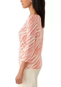 Women's Ashby Isles Coastal Zebra Shirt