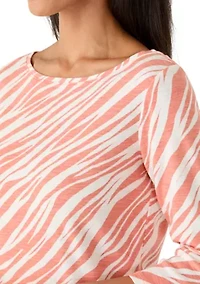 Women's Ashby Isles Coastal Zebra Shirt