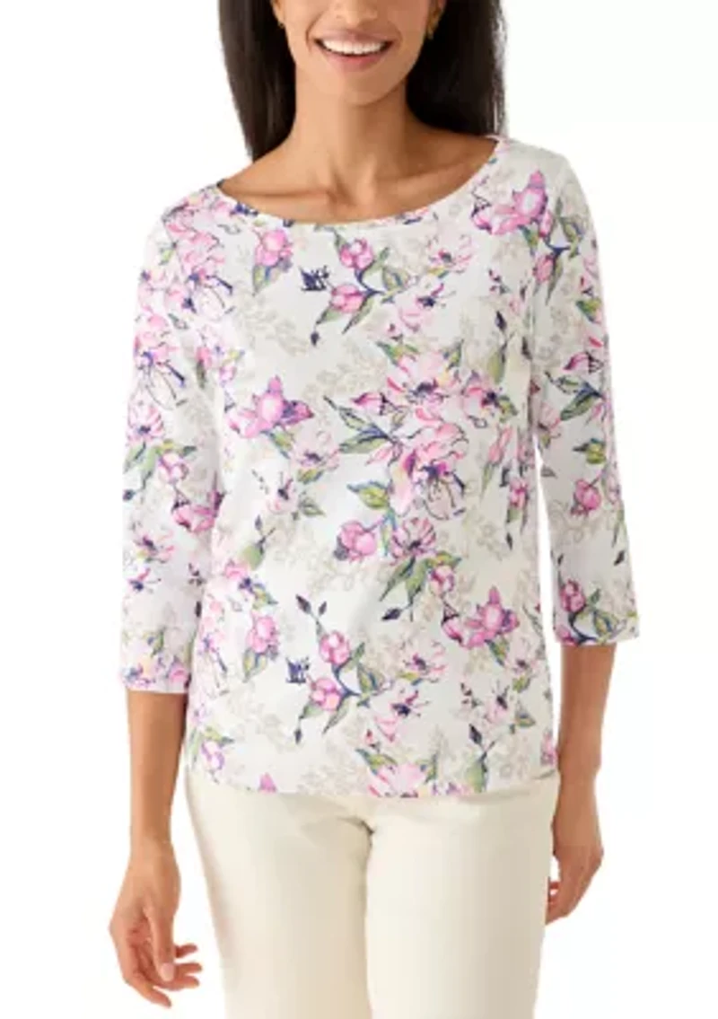 Women's Ashby Isles Floral Gardens Print Shirt