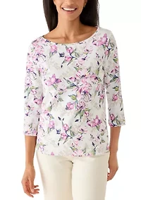 Women's Ashby Isles Floral Gardens Print Shirt