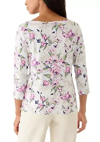 Women's Ashby Isles Floral Gardens Print Shirt