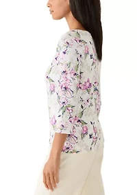 Women's Ashby Isles Floral Gardens Print Shirt
