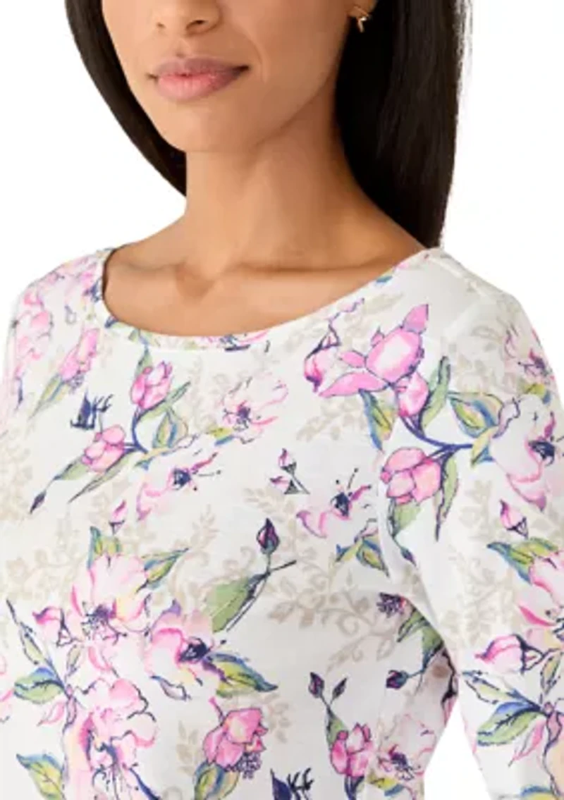 Women's Ashby Isles Floral Gardens Print Shirt