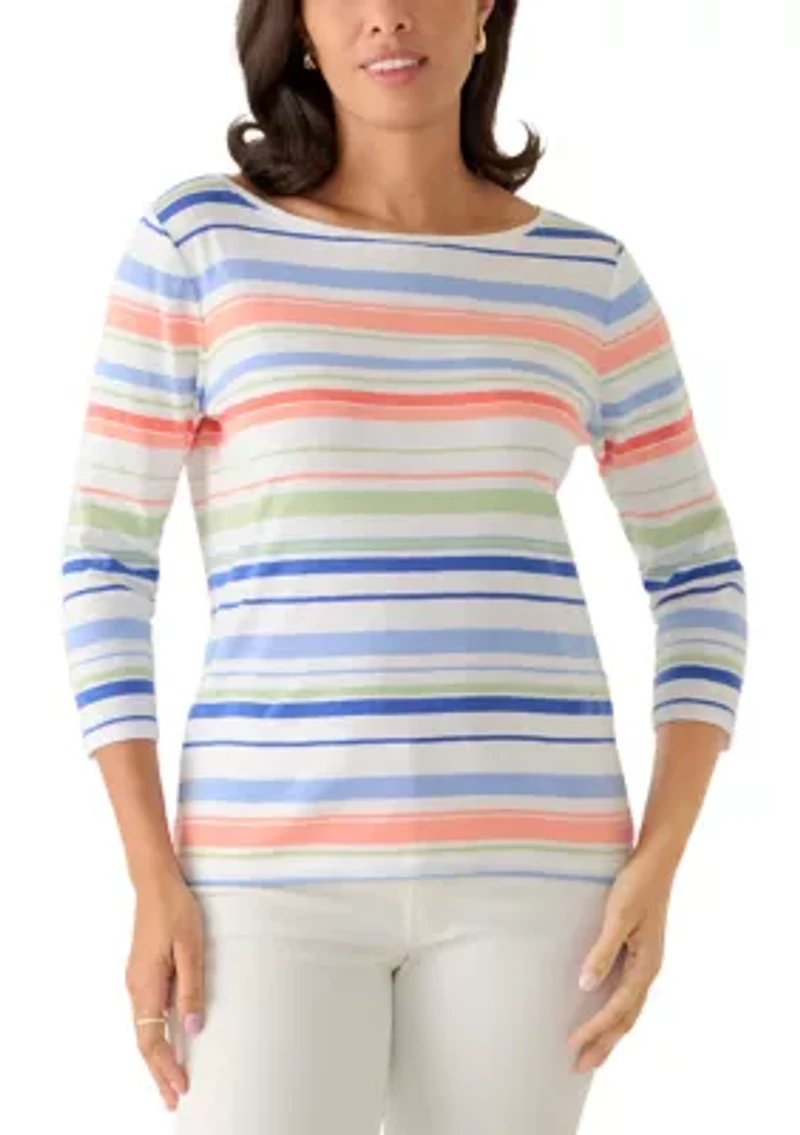 Women's Isles Coastal Striped Shirt