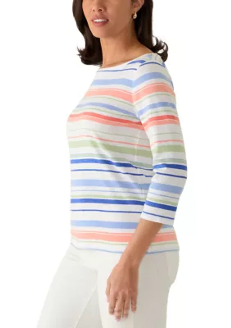 Women's Isles Coastal Striped Shirt