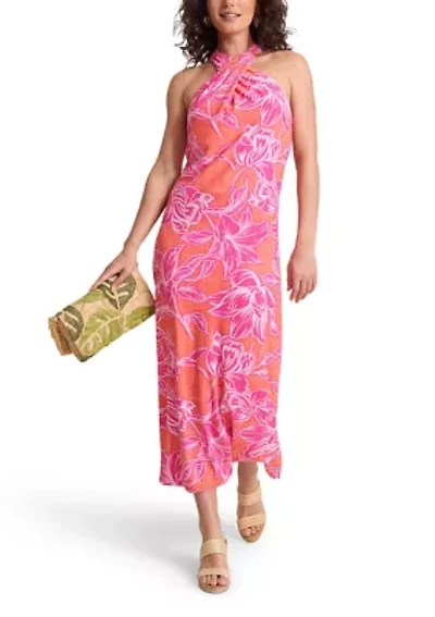 Women's Paradiso Petals Halter Maxi Dress