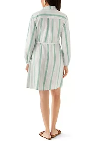 Women's Long Sleeve Seabright Cove Shirtdress