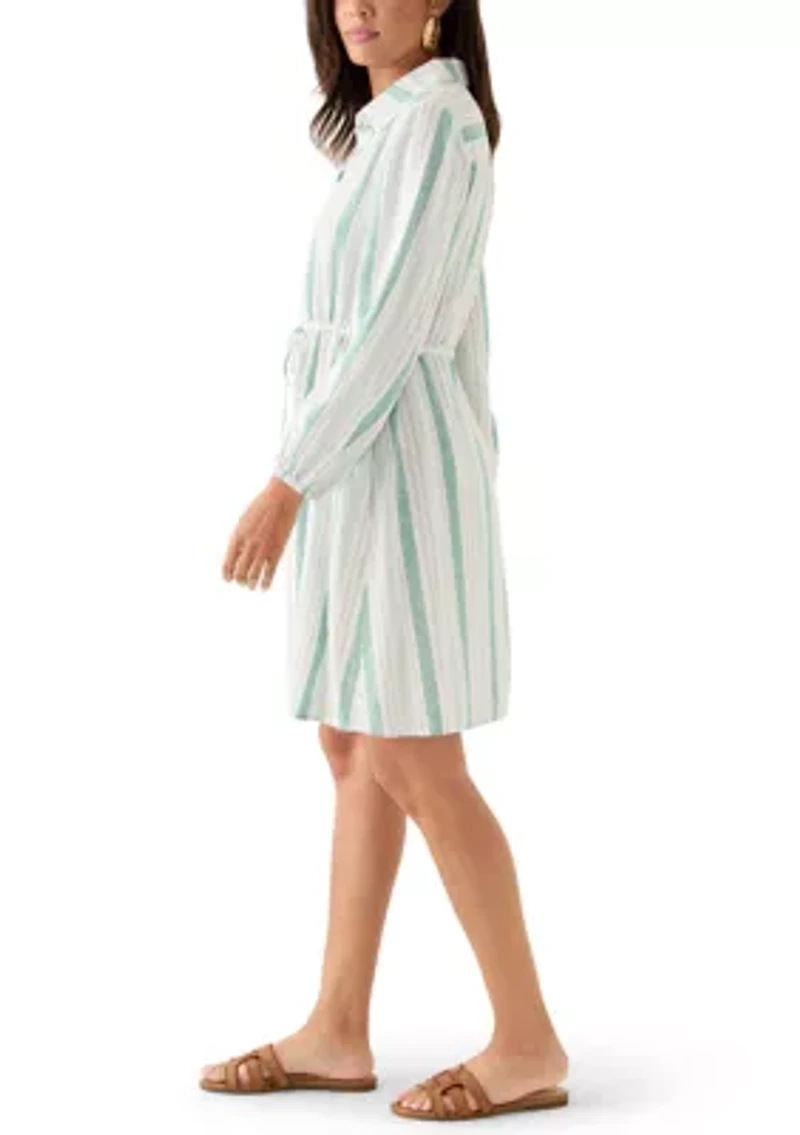 Women's Long Sleeve Seabright Cove Shirtdress