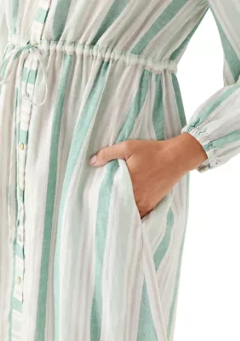 Women's Long Sleeve Seabright Cove Shirtdress