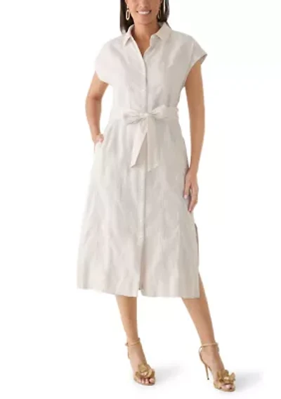 Women's Short Sleeve Summer Isle Midi Dress