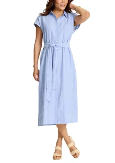 Women's Short Sleeve Summer Isle Midi Dress