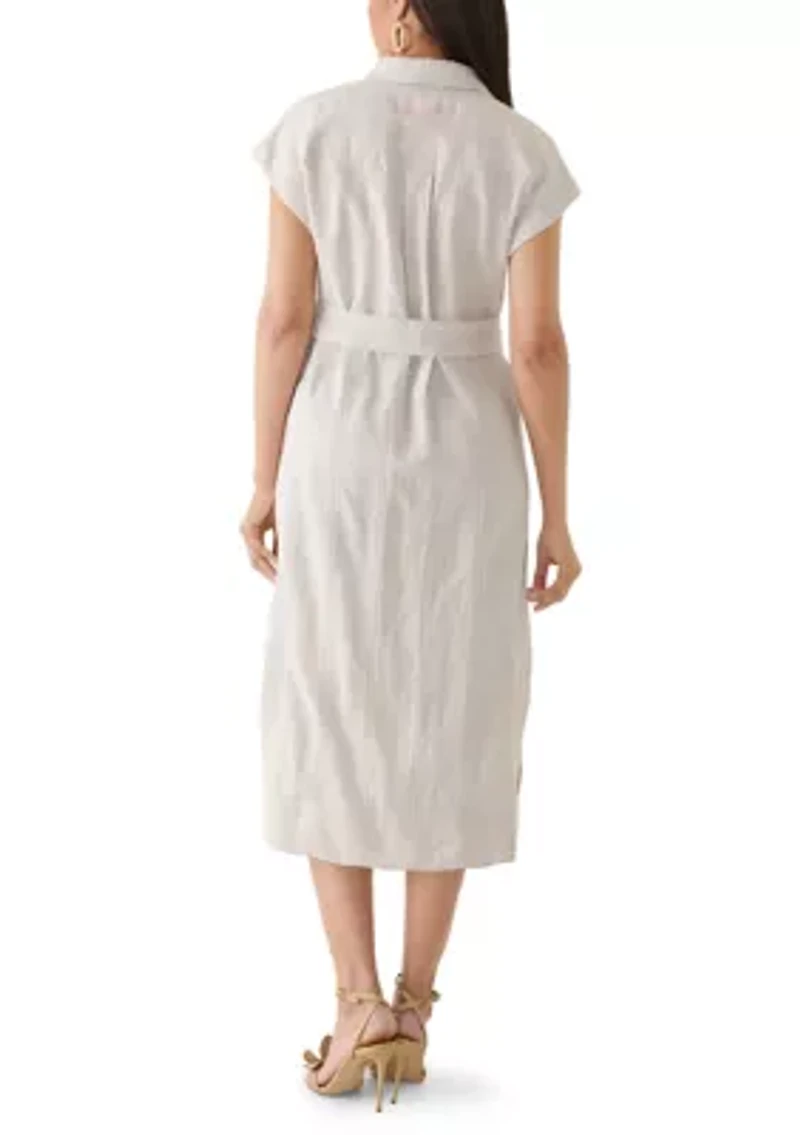 Women's Short Sleeve Summer Isle Midi Dress