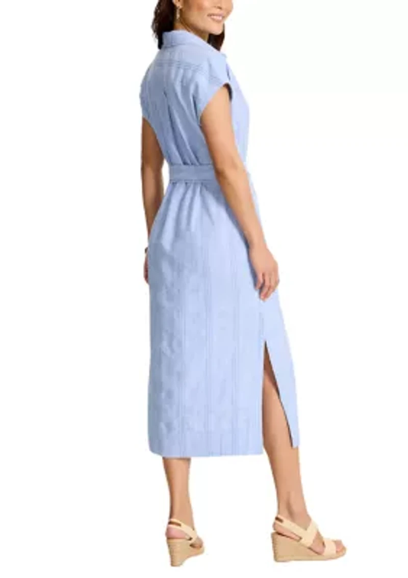 Women's Short Sleeve Summer Isle Midi Dress