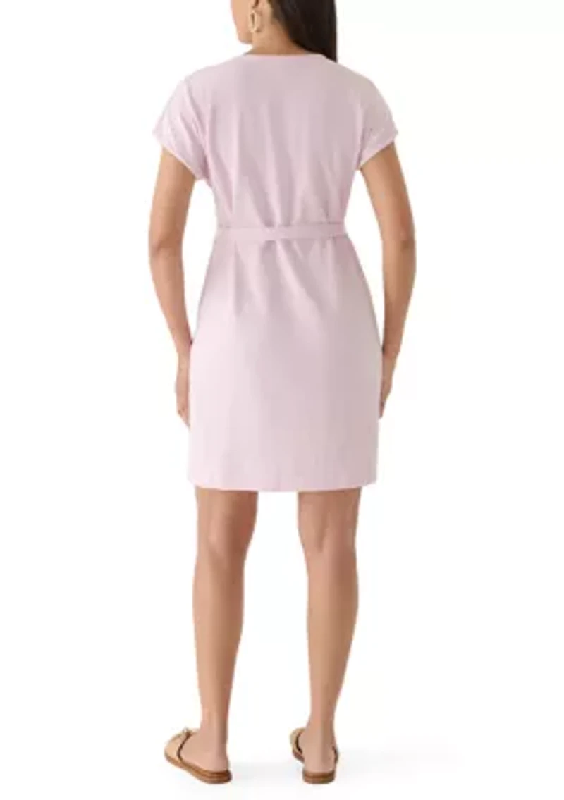 Women's Sunset Harbor Lace Trim Knit Dress
