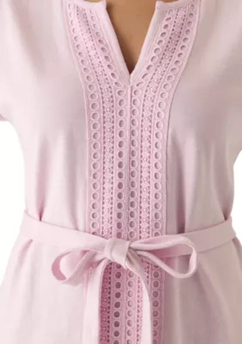 Women's Sunset Harbor Lace Trim Knit Dress