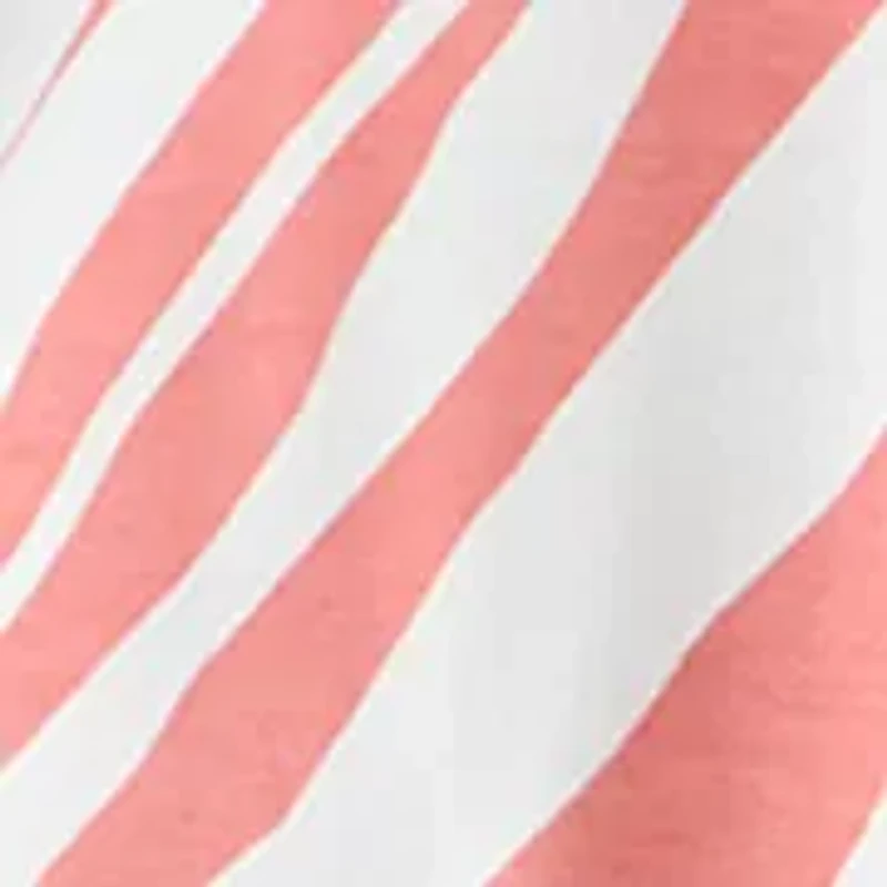 Women's Short Sleeve Darcy Coastal Zebra Dress