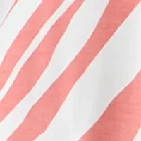 Women's Short Sleeve Darcy Coastal Zebra Dress