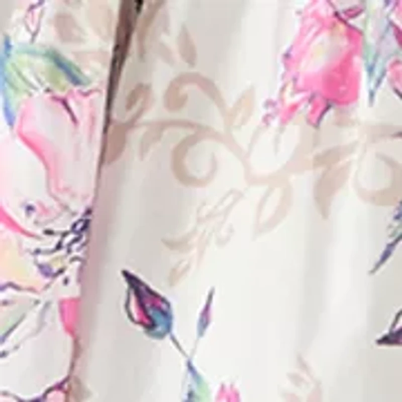 Women's Sleeveless Floral Garden Midi Dress